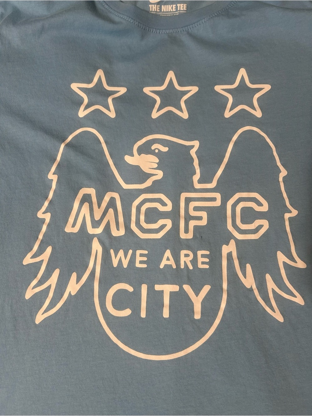 Nike Manchester City Graphic Tee Blue M Athletic Cut
Soccer Shirt - Picture 8 of 10